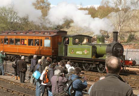 There was an opportunity to ride behind some of the Steam Engines in attendance