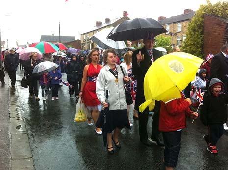 The People’s Jubilee was still 'on' and everyone was determined to be involved