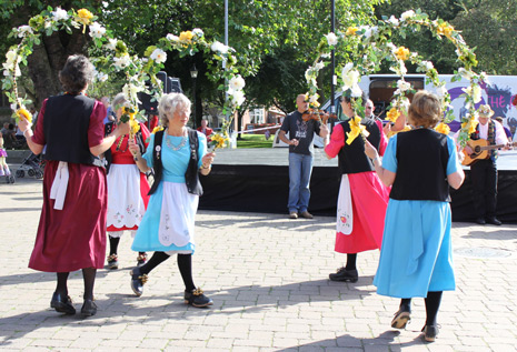 Dancers, including cheerleaders, Morris, Flamenco and Burlesque dancers all showcased their talents at Chesterfield's Day Of Dance