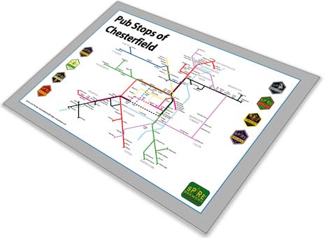 Going Underground! Chesterfield Pubs By Tube with Pubstops