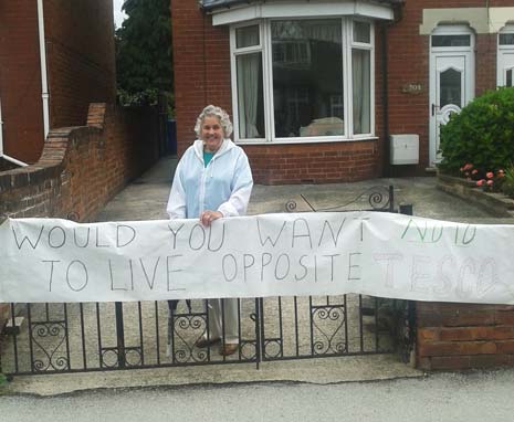 One of the residents, Mrs Jackson, who lives directly opposite the Crispin pub explained her views