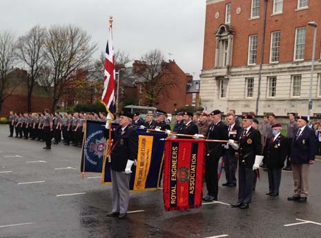 Joe Roberts, a veteran who is very active in supporting servicemen and their families, was at the event and talked to schoolchildren beforehand and  told The Chesterfield Post that he had enjoyed doing so