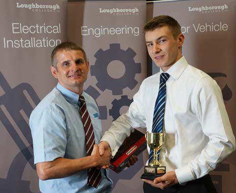 ERIKS Chesterfield apprentice Jacob Kane has been awarded the title Apprentice of the Year by the Institute of Engineering and Technology