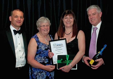 Pam Weatherhead, who lives in Walton, Chesterfield, was named a Student of the Year at annual awards held by national trade body the Property Care Association.