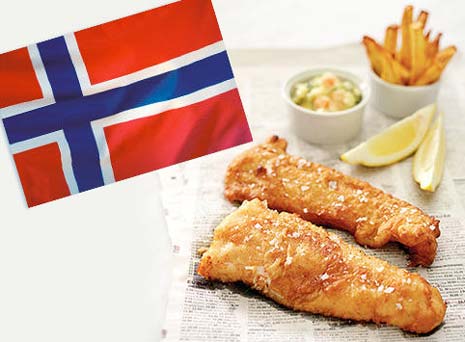 North Sea Fish Bar will be serving up 99p portions of delicious Norwegian cod and chips TOMORROW - Saturday 17th May - to celebrate Norway Day in the UK.