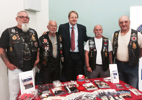 Ray Risk is a member of the Royal British Legion Riders Branch - seen at many events around the town - and he began by telling us just how they fit into the charity's life
