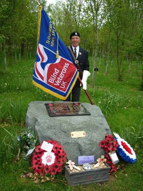 Brian Eldridge, 67 and from Chesterfield, will be taking part in the annual commemorations in London on Sunday 9th November with Blind Veterans UK, the national charity for vision impaired ex-Service men and women.