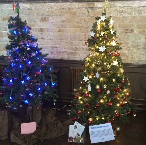 Looking around the beautifully lit and decorated church would melt even Scrooge's heart ahead of the festive season 