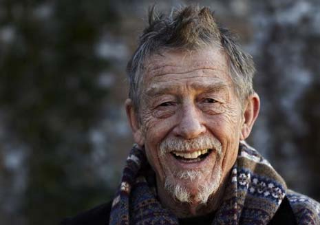 Actor John Hurt, 74 , has been awarded a Knighthood for services to drama