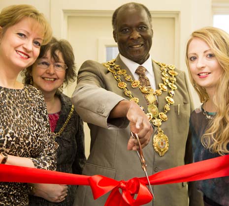 The Mayor and Mayoress of Chesterfield were in attendance on Monday morning to open a new phase in the life of a local jewellery shop. 