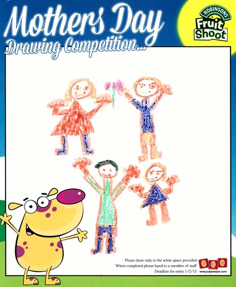 Mother's Day Drawing Competitionhas been extremely popular with children and, with the winning design now featuring in the Mother's Day advertising campaign, there has been no shortage of creativity!