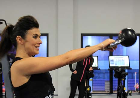 actress, singer and fitness guru Kym Marsh spoke to The Chesterfield Post as she visited the newly opened Queen's Park Sports Centre on Saturday, and spoke to many users of the facilities on Boythorpe Road.