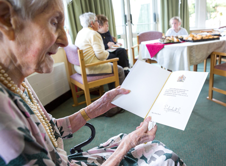 Eileen said, I had a wonderful day. It was very kind of everyone to visit. It was lovely to see them all.