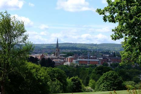 smaller towns and communities like Chesterfield could see immense benefits from just a few 5G towers. Ashgate, for example, could be covered by only a couple, wherever demand is most important.