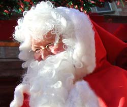 The Chesterfield Post managed to grab a word with Santa this afternoon as he flew into Chesterfield Co-Op to meet more children