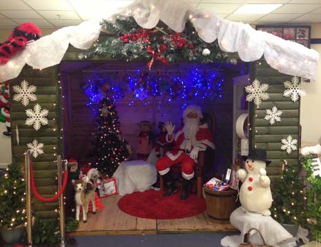 Santa spoke to us in his lovely Chesterfield Co-op Grotto where he's currently meeting some of Chesterfield's children