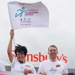 Chesterfield and Dronfield Sainsbury's take part in the UK School Games Relay Race