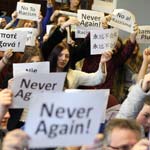 Students Pledge 'Never Again' For Holocaust Memorial Day