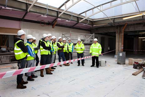 Chesterfield Royal Hospital Welcomes In The Next Generation Of Builders