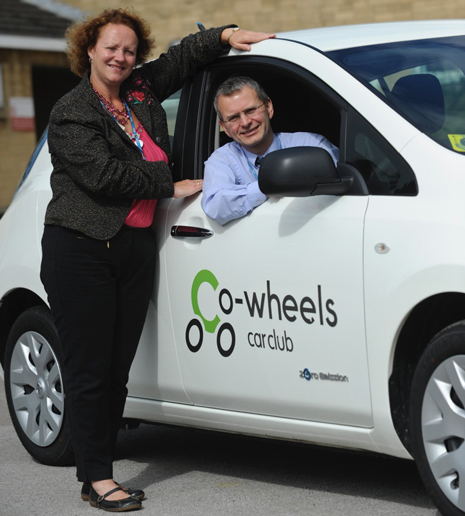 A new Nissan Leaf electric car - the first of its kind delivered this week to Derbyshire Community Health Services NHS Trust - is reducing the environmental impact of NHS workers travelling across the county.