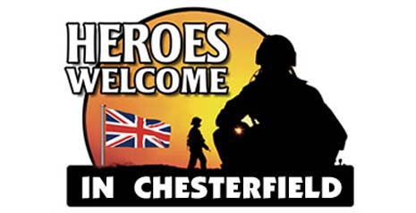 Heroes Welcome Scheme to launch in Chesterfield will be the first in Derbyshire
