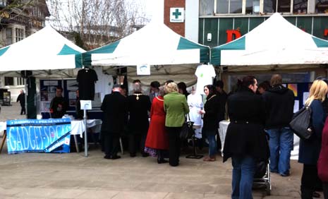 Young people show off their enterprise skills at the Chesterfield Market