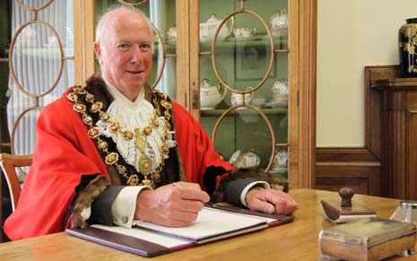 Chesterfield's New Mayor, Councillor Peter Barr