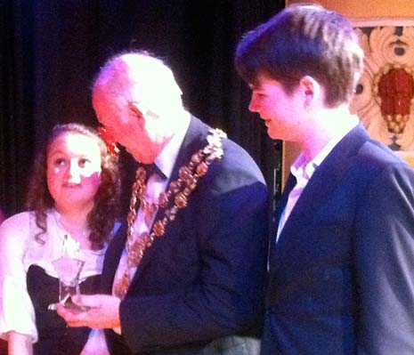 Chesterfield's Got Talent Winners Lucy Telfer and Edward Jowle