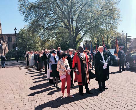  It's been a busy and undoubtedly emotional few days for Chesterfield's 374th Mayor, Senegal born Cllr Alexis Diouf.