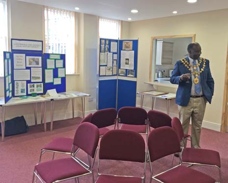 After cutting the ribbon, His Worship The Mayor, Cllr Alexis Diouf said, The Mayoress and I are delighted to share your celebration. We have so many friends in this church and I am delighted you have invited us. 