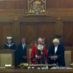 Chesterfield's New Mayor, Peter Barr takes the Oath today