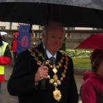 Crowds turned out for the 'Whit Walk' - the Annual Procession of Witness through Chesterfield Town