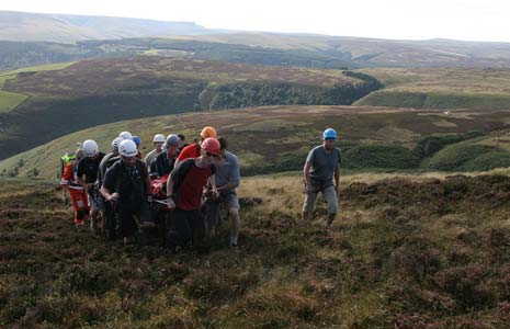 Edale MRT have attended 3 incidents in the last week, including a callout for a climber who had fallen at Dovestone Tor on Derwent Edge.