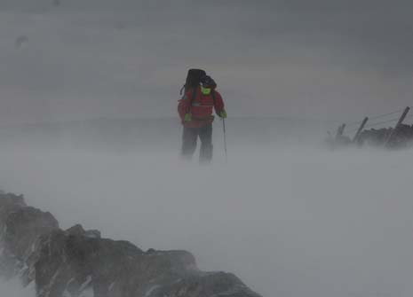 Edale MRT Team Members ploughed on through driving snow to help motorists and holidaymakers at the weekend