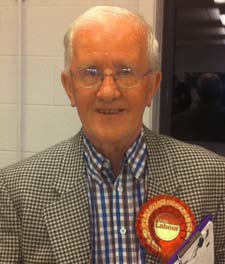 Tom Murphy (Labour) pictured left, was declared the winner with a majority of 167.