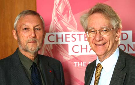 Cllr Ray Russell (left) meets with Government Minister for Local Government, Andrew Stunell OBE MP