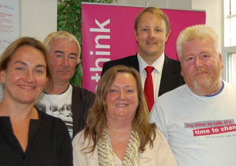 Toby Perkins MP and Natascha Engel MP visit a Rethink Mental Illness centre