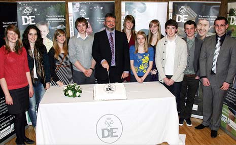 Councillor Barry Lewis, Derbyshire County Council's Cabinet Member for Young People, presented the winners with their awards.