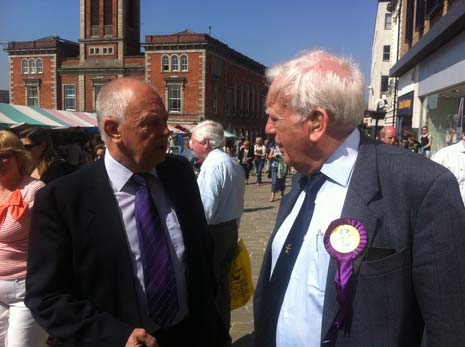 UKIP, third in the polls, and attempting to win their first seat in Chesterfield, have issued a statement saying they are delighted with the response from voters.