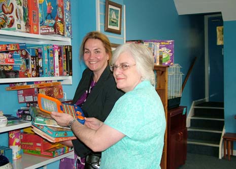 MP Natascha Engel Supports 'Choose Charity Shops' Campaign at the Lighthouse Charity shop, Eyre Street, Clay Cross