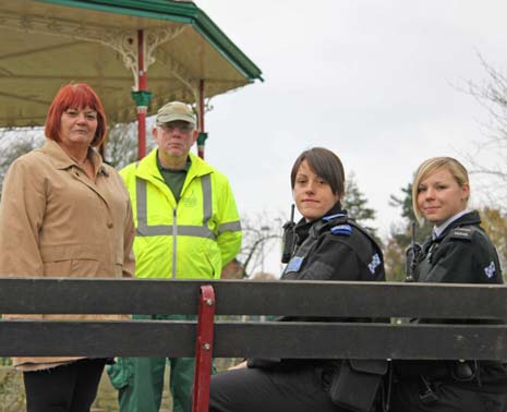 It's been announced today that Chesterfield Borough Council and Derbyshire police are working together closely to clamp down on anti-social behaviour at which is causing damage at the town's much loved Queen's Park.