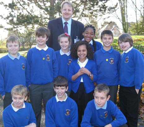 Whitecotes Pupils Grill Chesterfield MP Toby Perkins