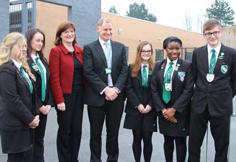 Minister of State for Education, Nicky Morgan, was in Staveley on Thursday afternoon to see for herself what she termed, 'the excellent things they're doing' at Netherthorpe School.