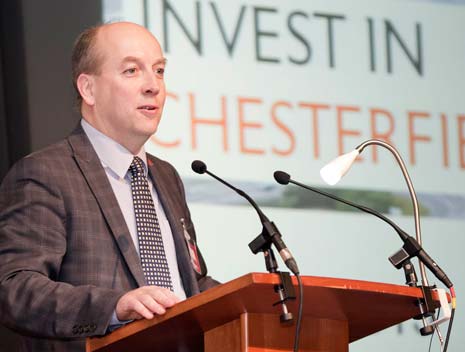 Huw Bowen, Chief Executive of Chesterfield Borough Council, has described the £1 billion of developments currently happening in the town as a 'real game-changer'.