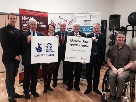 Alongside Councillors, the CEO of Chesterfield Borough Council Huw Bowen, Chesterfield MP Toby Perkins and other invited guests, were Paralympics swimmer Martin Ansell and Olympian Ross Davenport, and two young ICON funded athletes sports talents in the shape of Isobel Ashley (Table tennis) and Aaron Cobley (Taekwondo)