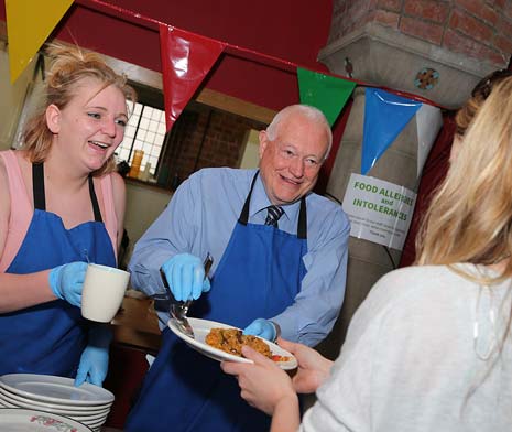 Derbyshire's third Super Kitchen has opened as part of a partnership project to create community social eating spaces and tackle food poverty using surplus supermarket produce. 