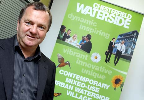 Peter Swallow, Chair of Destination Chesterfield urges local businesses to attend the free breakfast event and celebrate in the town's success