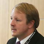 Toby Perkins MP for Chesterfield addresses scouts at Labour Party conference