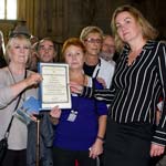 Park Home Owners march for justice, Local MP Natascha Enegel welcomes the report of problems facing Parks Home owners