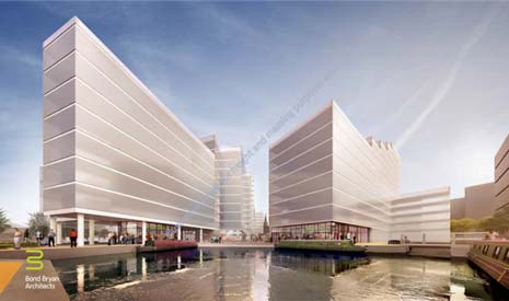 Chesterfield's £320million Waterside scheme is set to take a major step forward following the award of a £2.7million Sheffield City Region Infrastructure Fund (SCRIF) grant.